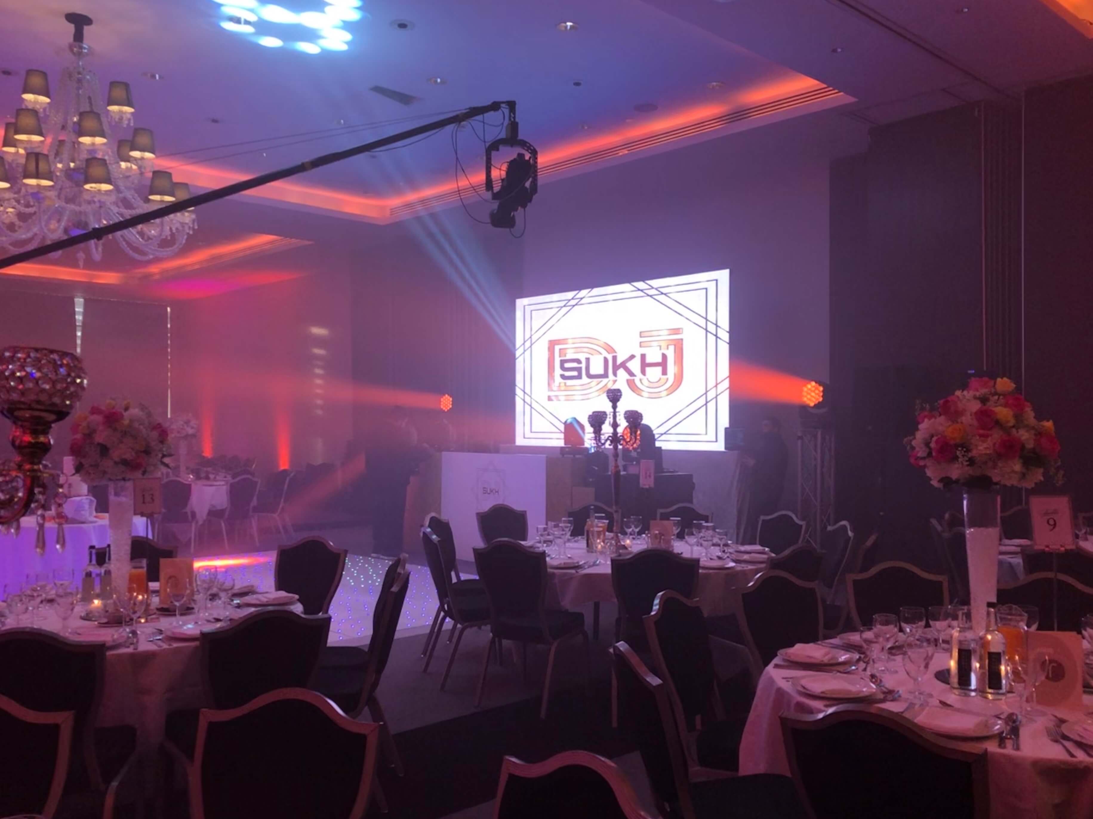 Luxury Indian Wedding DJ, Asian Wedding DJs LED screen Video Hire